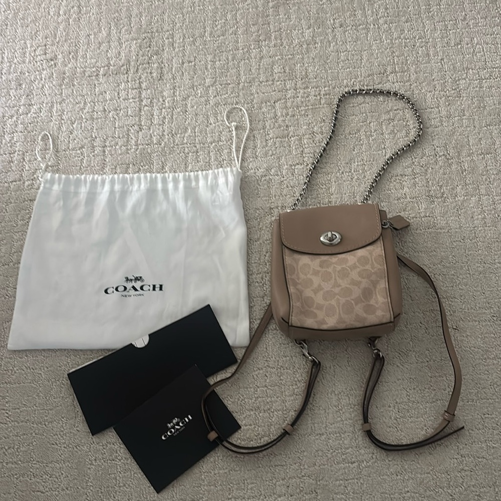 Coach Parker Convertible Backpack 16 In Signature Canvas